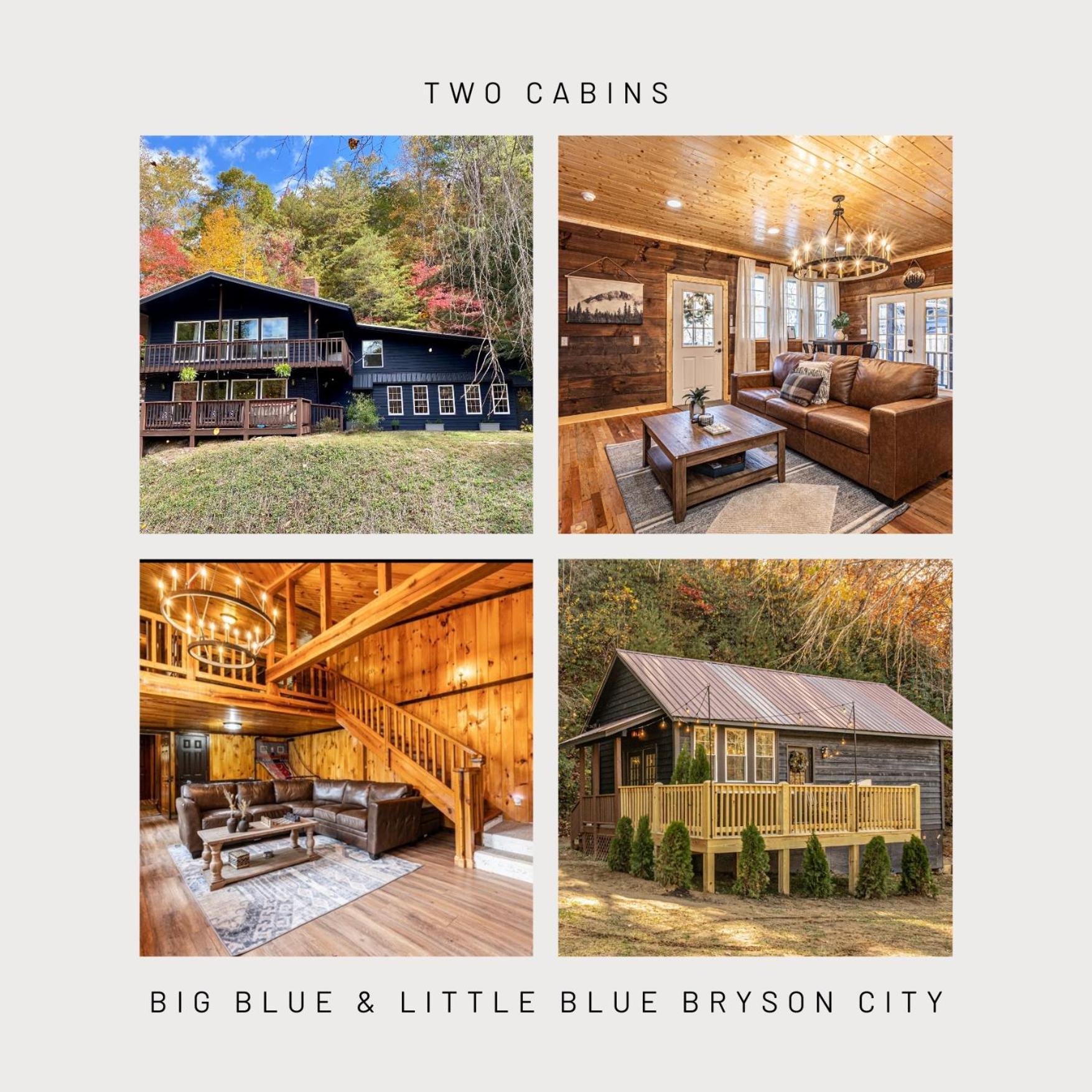Big Blue Cabins ブライソン・シティ エクステリア 写真